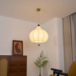 Chestnut Fabric Pendant Light - Lamp Outdoor