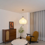 Chestnut Fabric Pendant Light - Lamp Outdoor