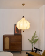 Chestnut Fabric Pendant Light - Lamp Outdoor