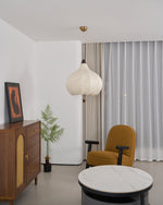 Chestnut Fabric Pendant Light - Lamp Outdoor