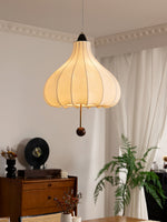 Chestnut Fabric Pendant Light - Lamp Outdoor