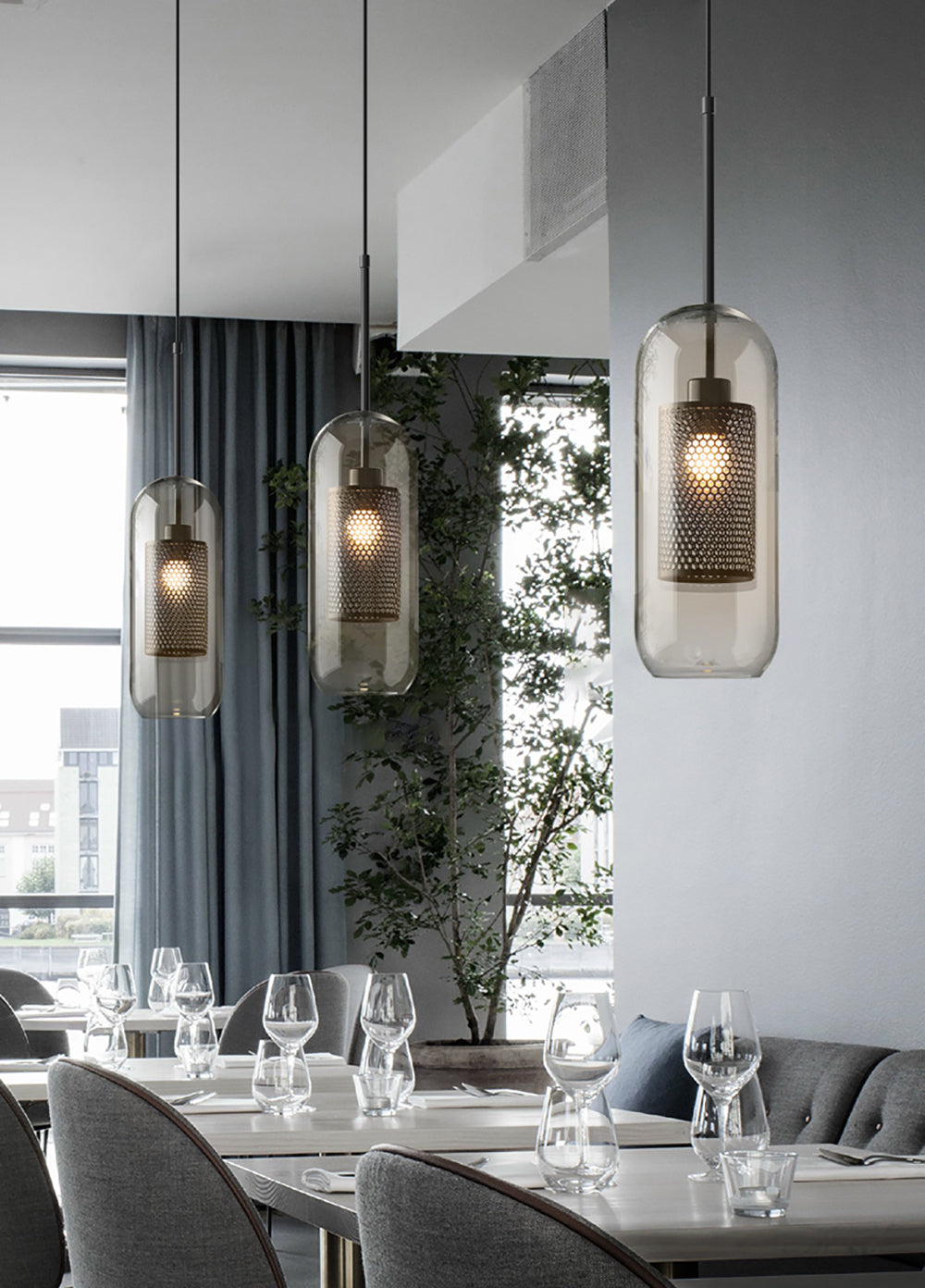 Chiswick Glass Pendant Light - Lamp Outdoor