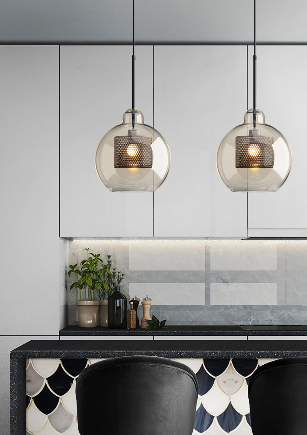 Chiswick Glass Pendant Light - Lamp Outdoor