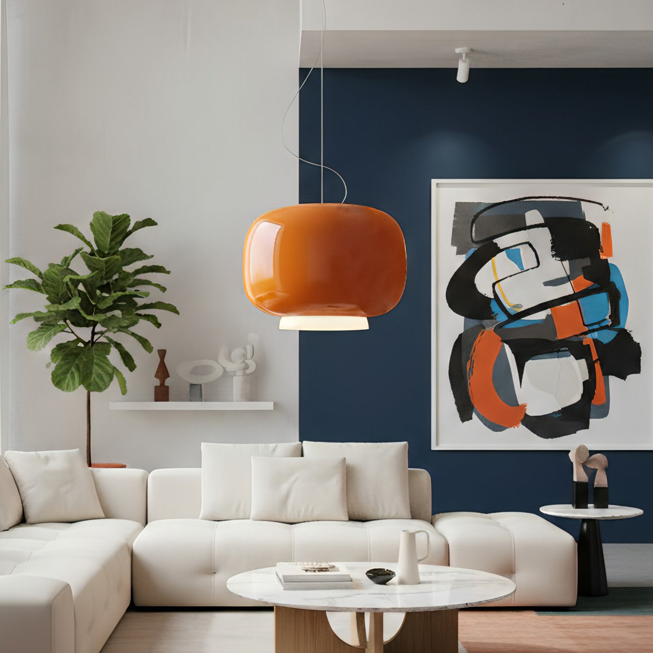 Chouchin Modern Glass Pendant Light