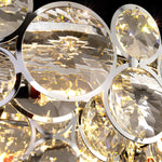 Chrome Round Crystal Chandelier - Lamp Outdoor