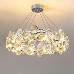 Chrome Round Crystal Chandelier - Lamp Outdoor