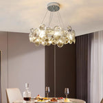 Chrome Round Crystal Chandelier - Lamp Outdoor