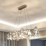 Chrome Round Crystal Chandelier - Lamp Outdoor