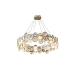 Chrome Round Crystal Chandelier - Lamp Outdoor