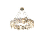 Chrome Round Crystal Chandelier - Lamp Outdoor