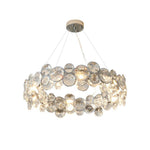 Chrome Round Crystal Chandelier - Lamp Outdoor