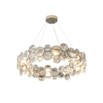 Chrome Round Crystal Chandelier - Lamp Outdoor