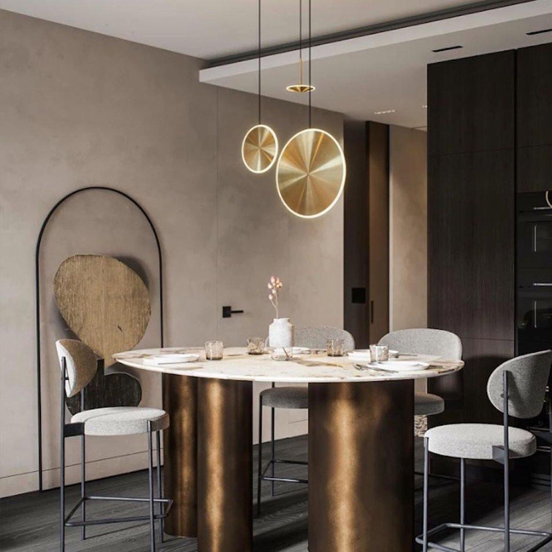 Chrona Dish Pendant Light - Lamp Outdoor