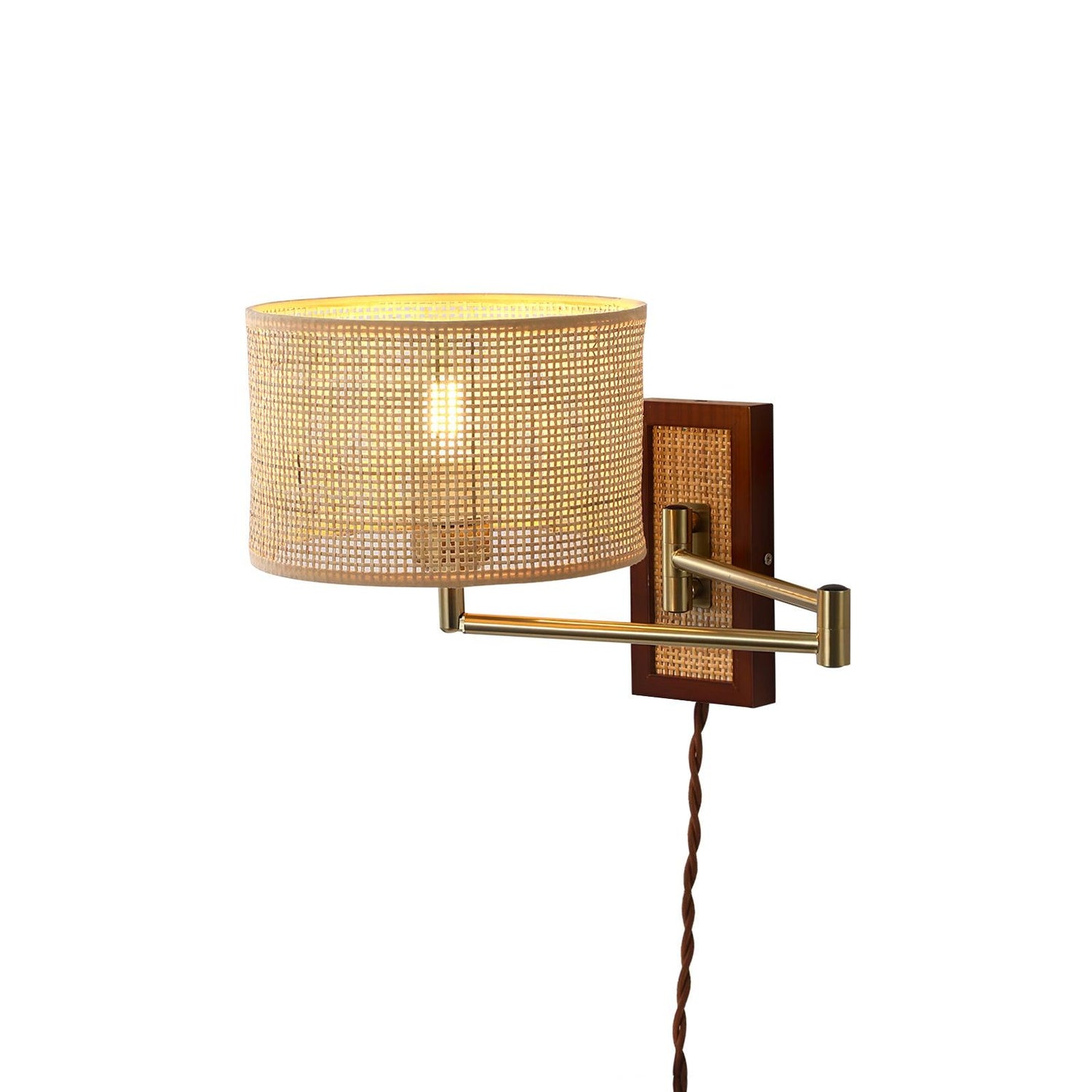 Rattan Farmhouse Bamboo Wall Light