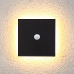 Klyne Minimalist Round/Square Outdoor Wall Lamp LED, Black/White - Lamp Outdoor