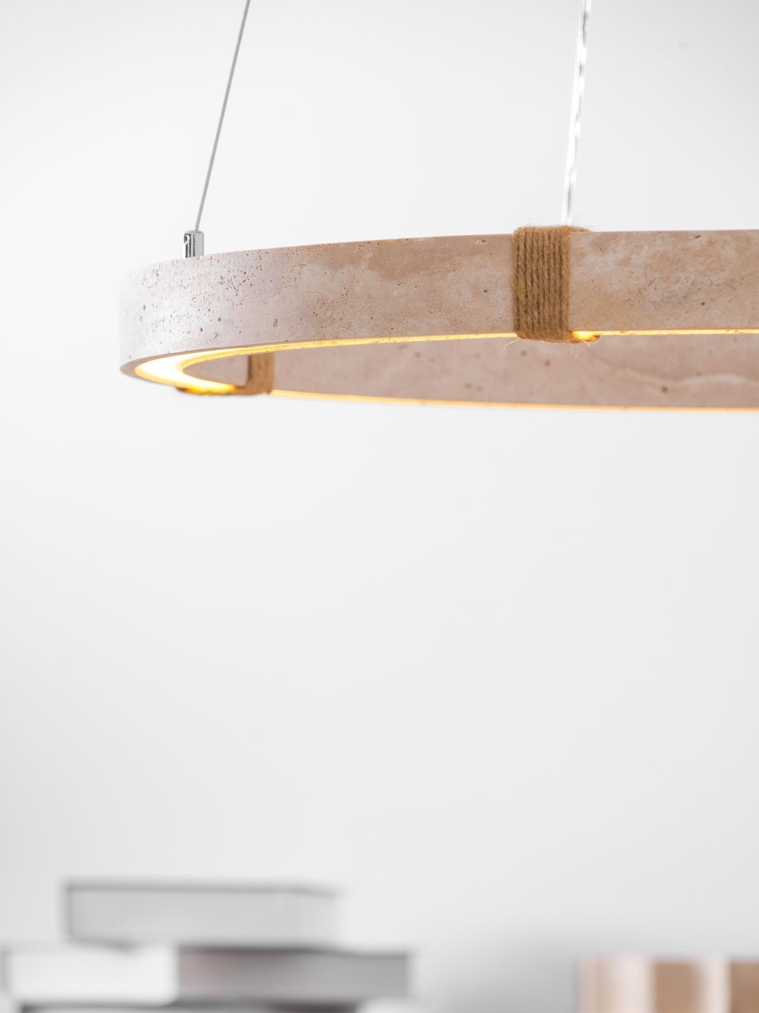 Alsilis Travertine Chandelier - Lamp Outdoor