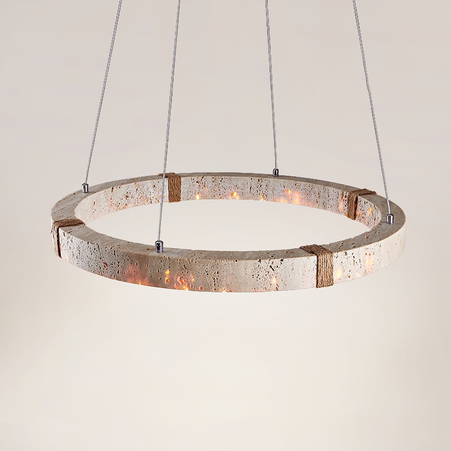 Alsilis Travertine Chandelier - Lamp Outdoor