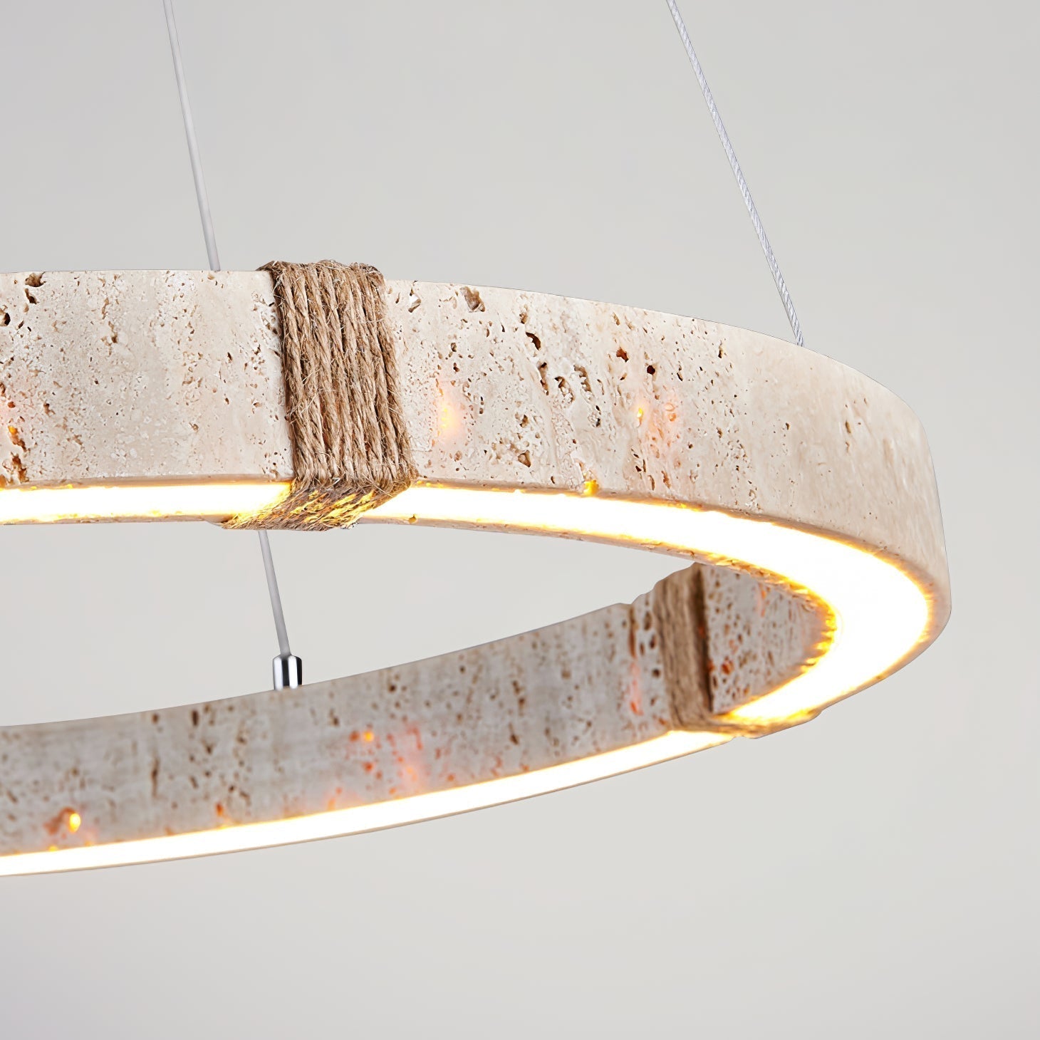 Alsilis Travertine Chandelier - Lamp Outdoor