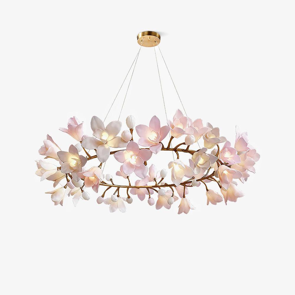 Circular Blossom Chandelier - Lamp Outdoor