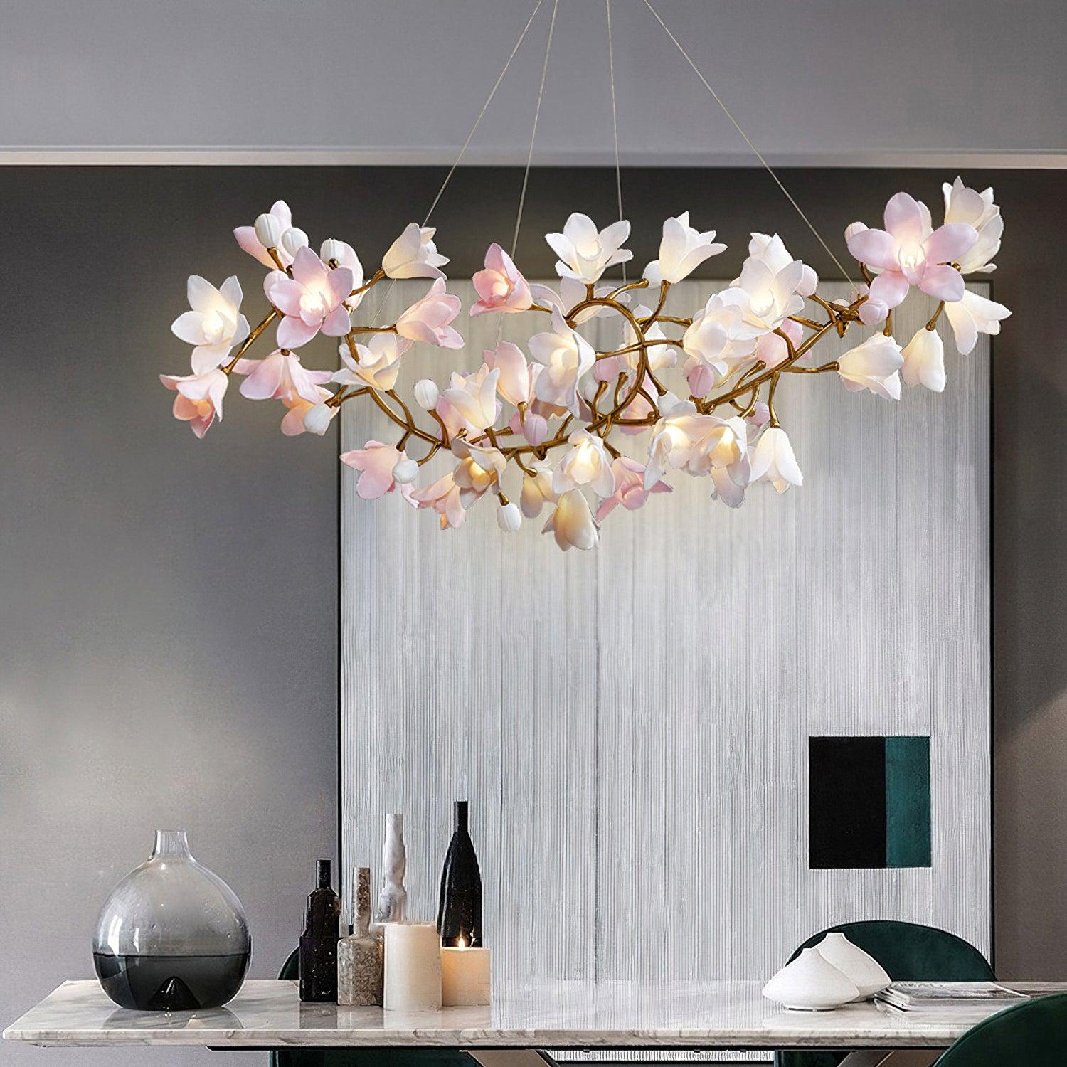 Circular Blossom Chandelier - Lamp Outdoor