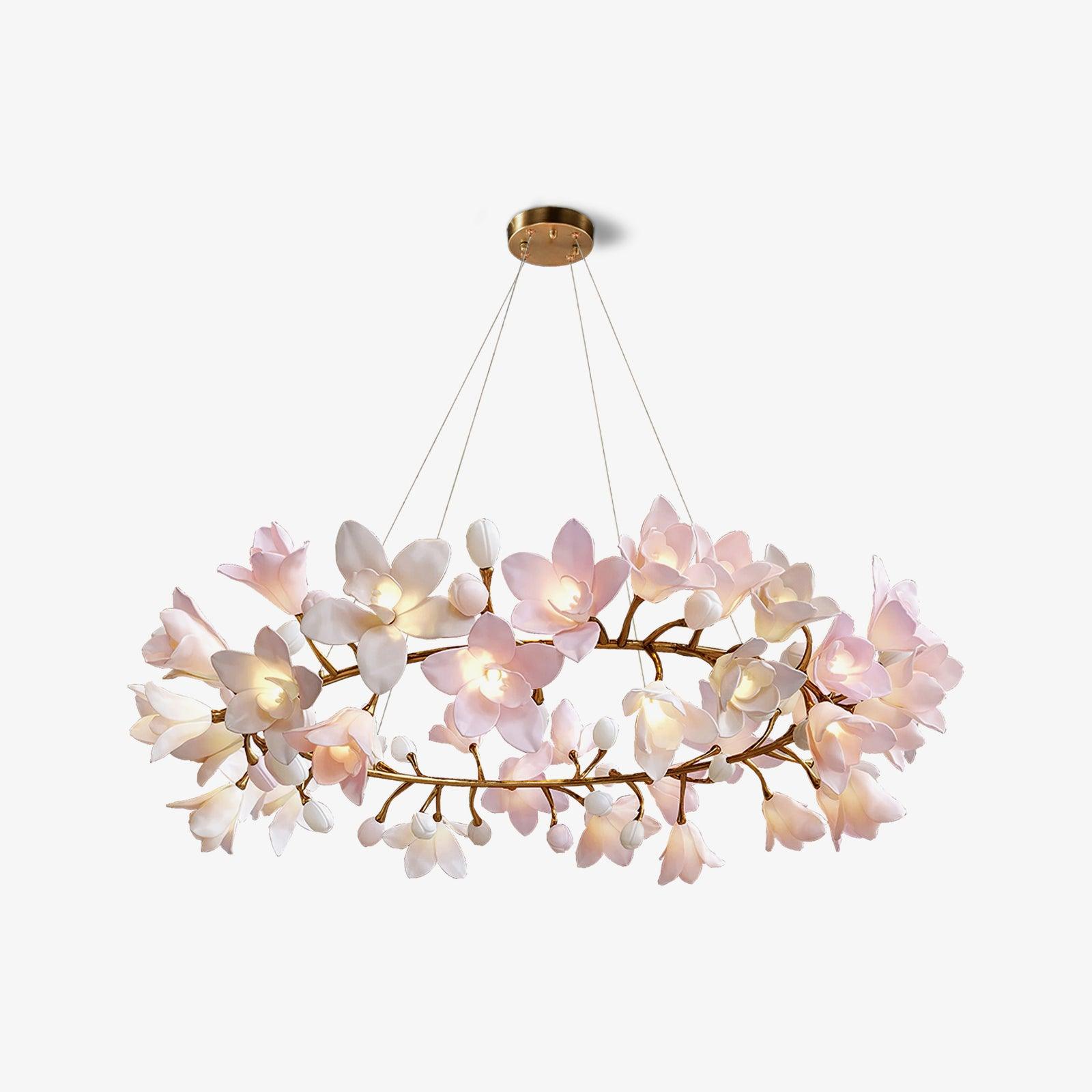 Circular Blossom Chandelier - Lamp Outdoor