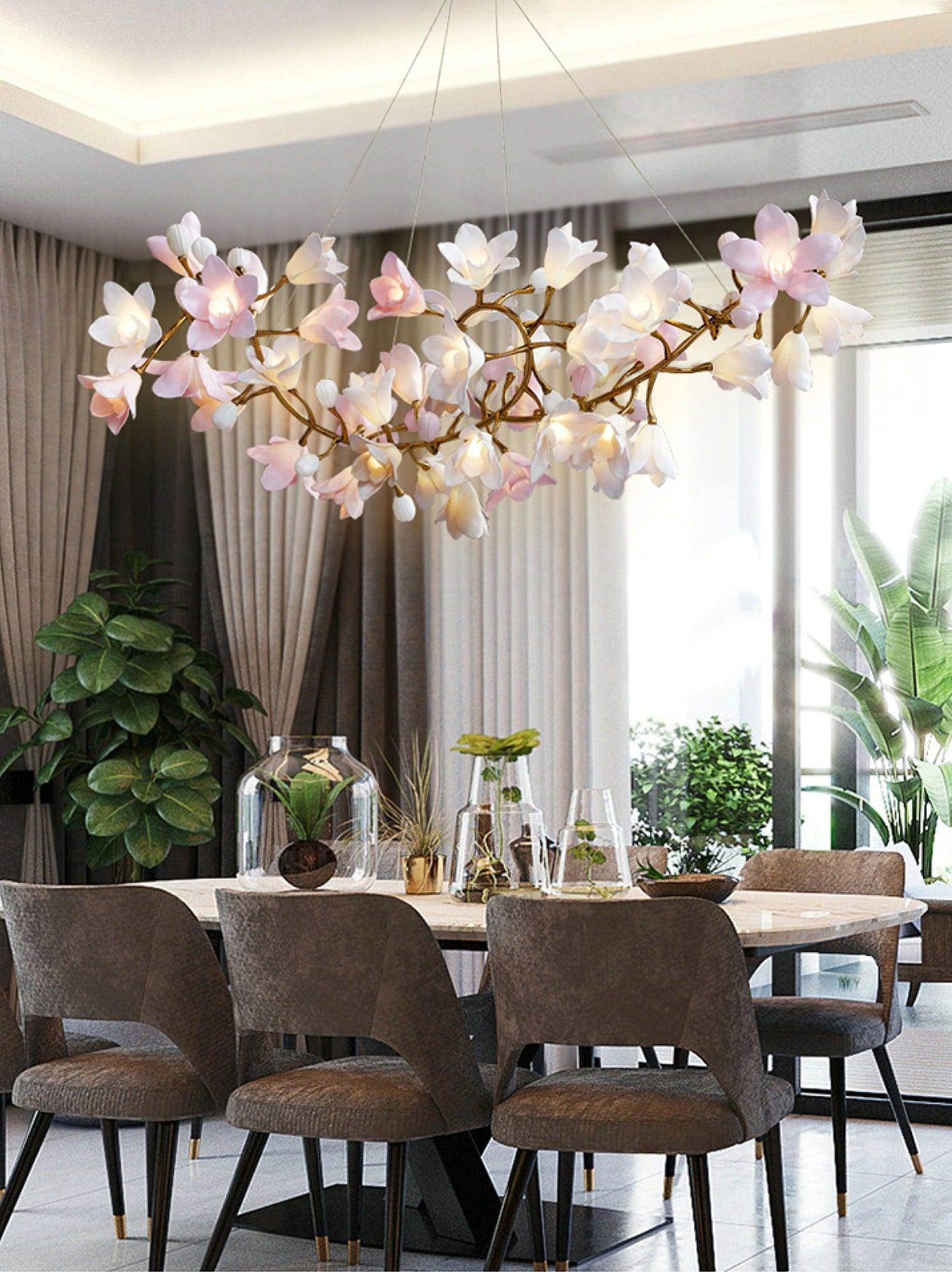 Circular Blossom Chandelier - Lamp Outdoor