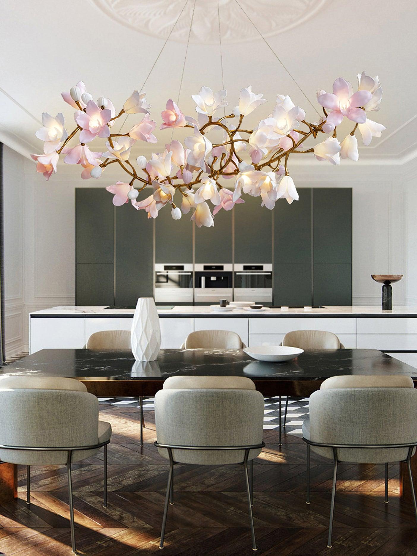 Circular Blossom Chandelier - Lamp Outdoor