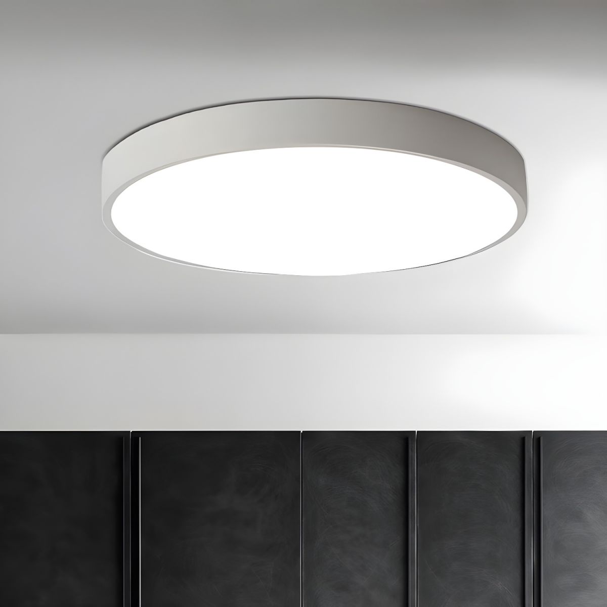 Circular Slimline Ceiling Light - Lamp Outdoor