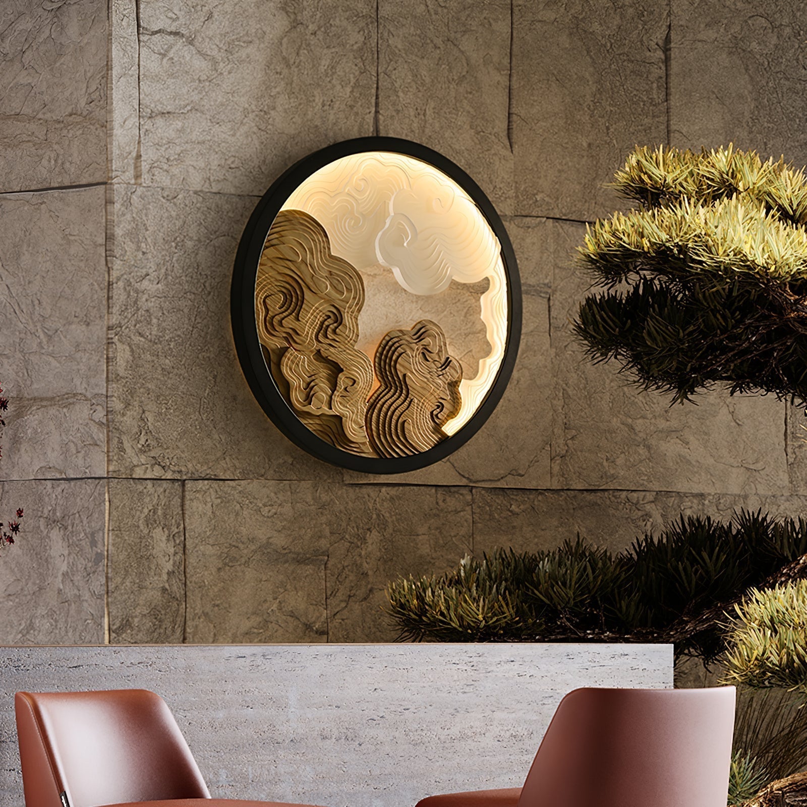 Grayson Modern Wood Wall Lamp - Lamp Outdoor