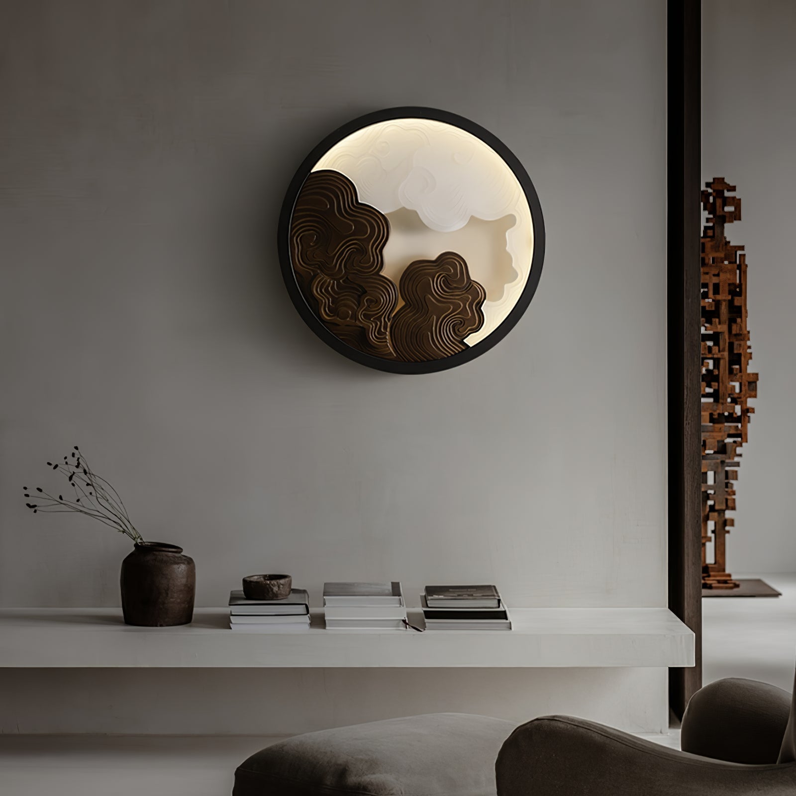 Grayson Modern Wood Wall Lamp - Lamp Outdoor