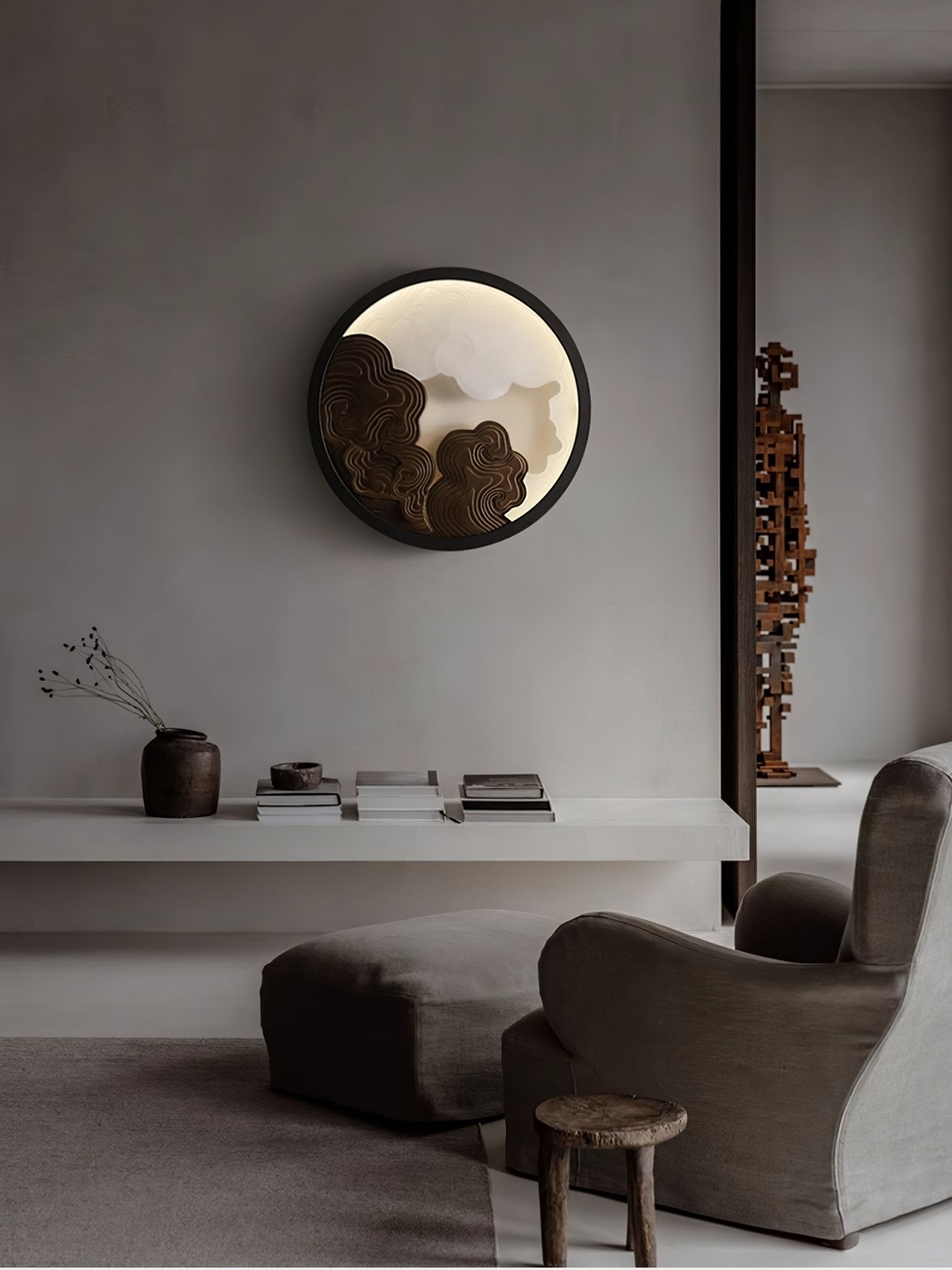 Grayson Modern Wood Wall Lamp - Lamp Outdoor