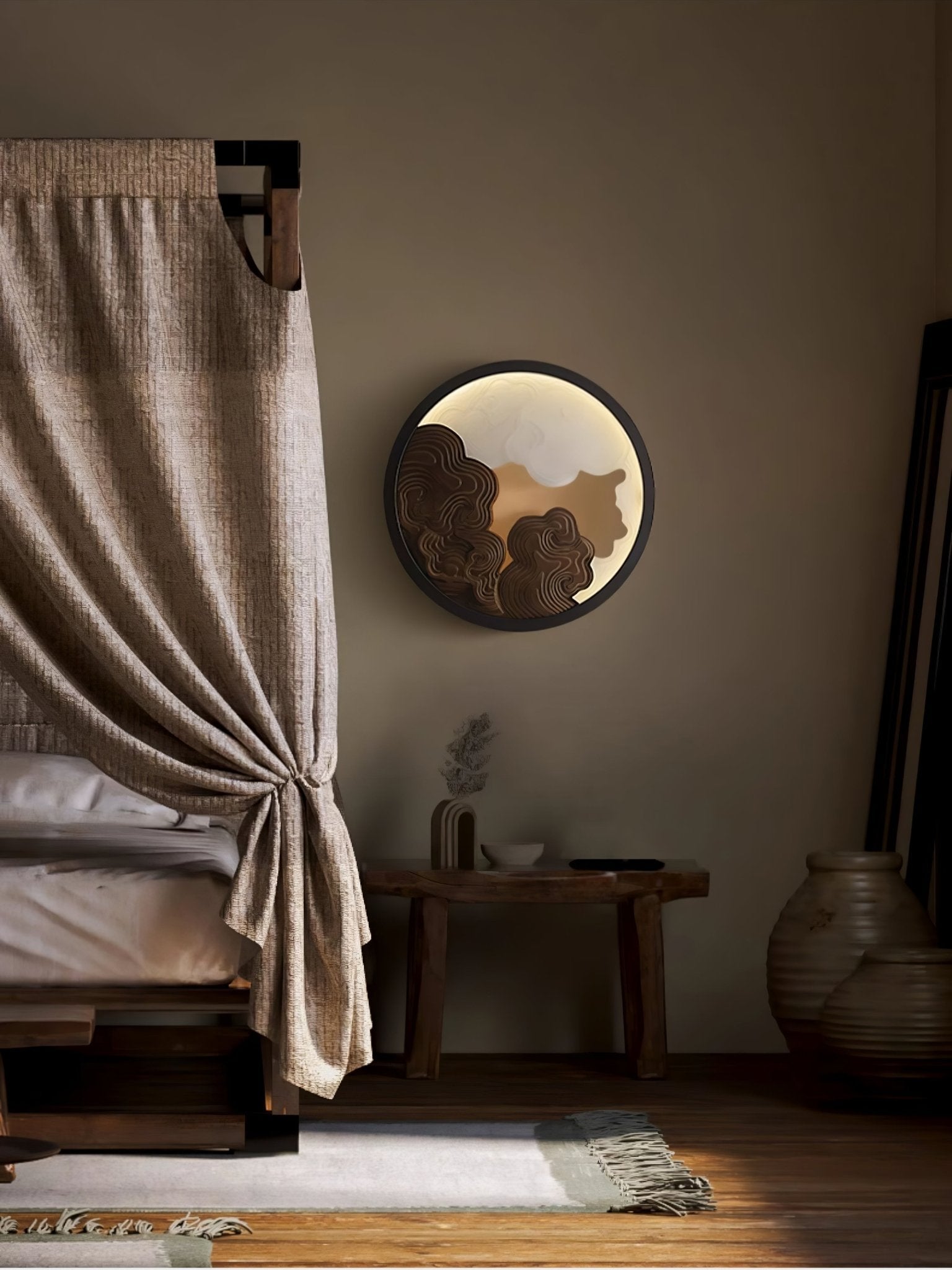 Grayson Modern Wood Wall Lamp - Lamp Outdoor