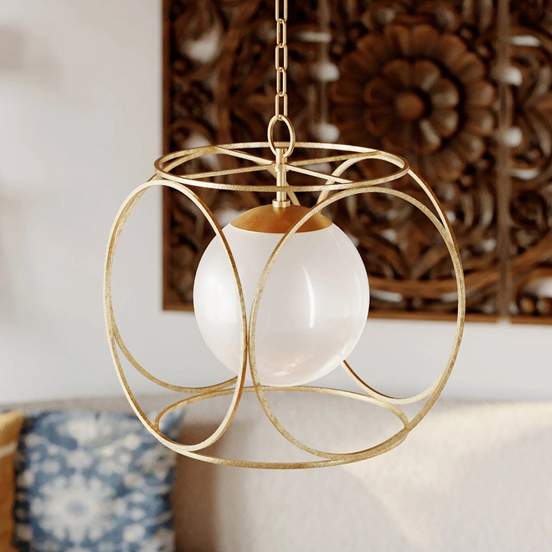 Claire Contemporary Glass Chandelier