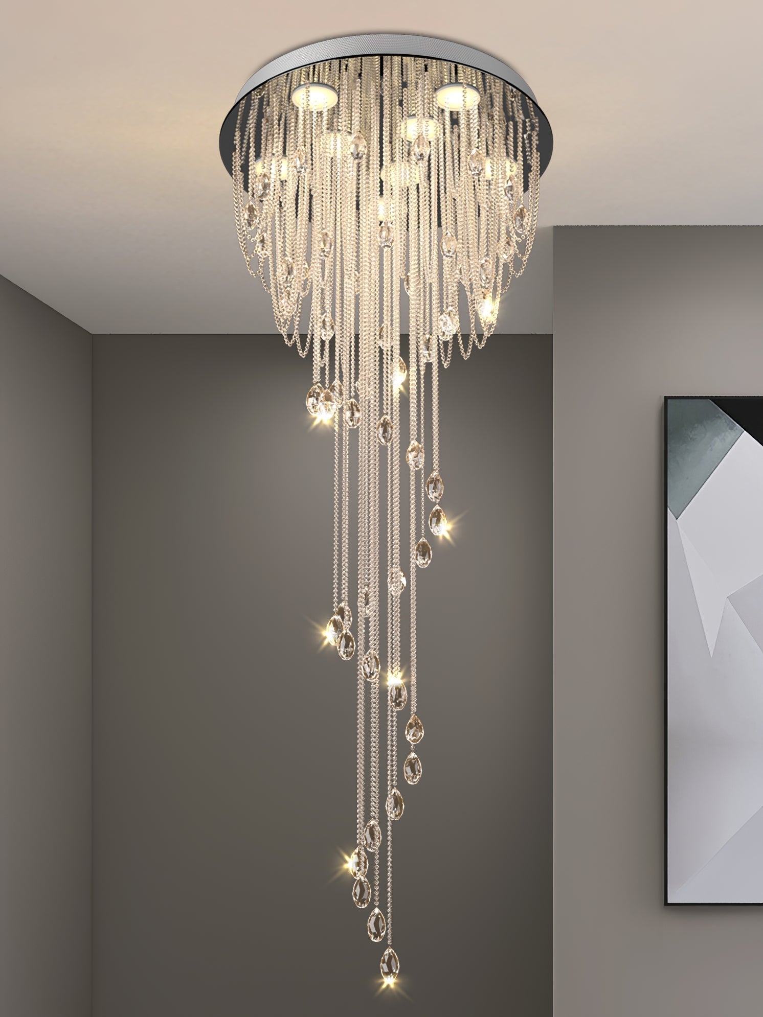 Classic Symphony Spiral Chandelier - Lamp Outdoor