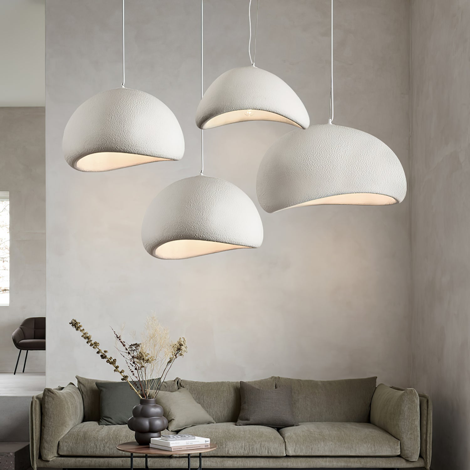 Ivinan Minimalist Cloud Style B Metal Pendant Light - Lamp Outdoor