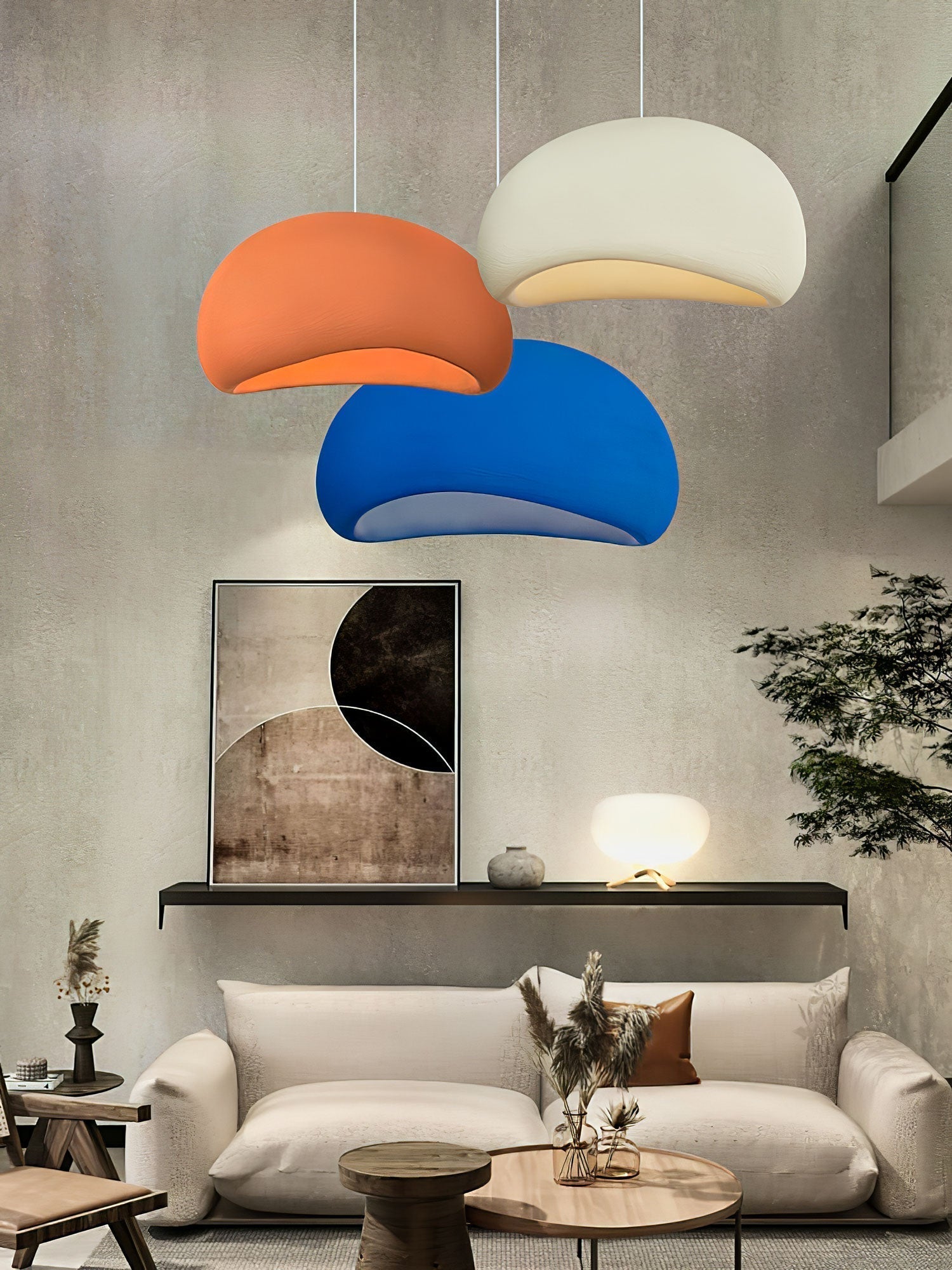 Ivinan Minimalist Cloud Style B Metal Pendant Light - Lamp Outdoor