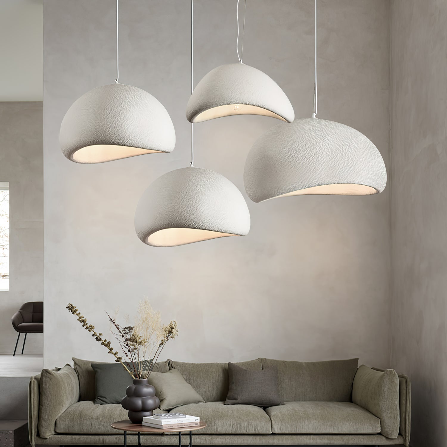 Ivinan Minimalist Cloud Style B Metal Pendant Light - Lamp Outdoor