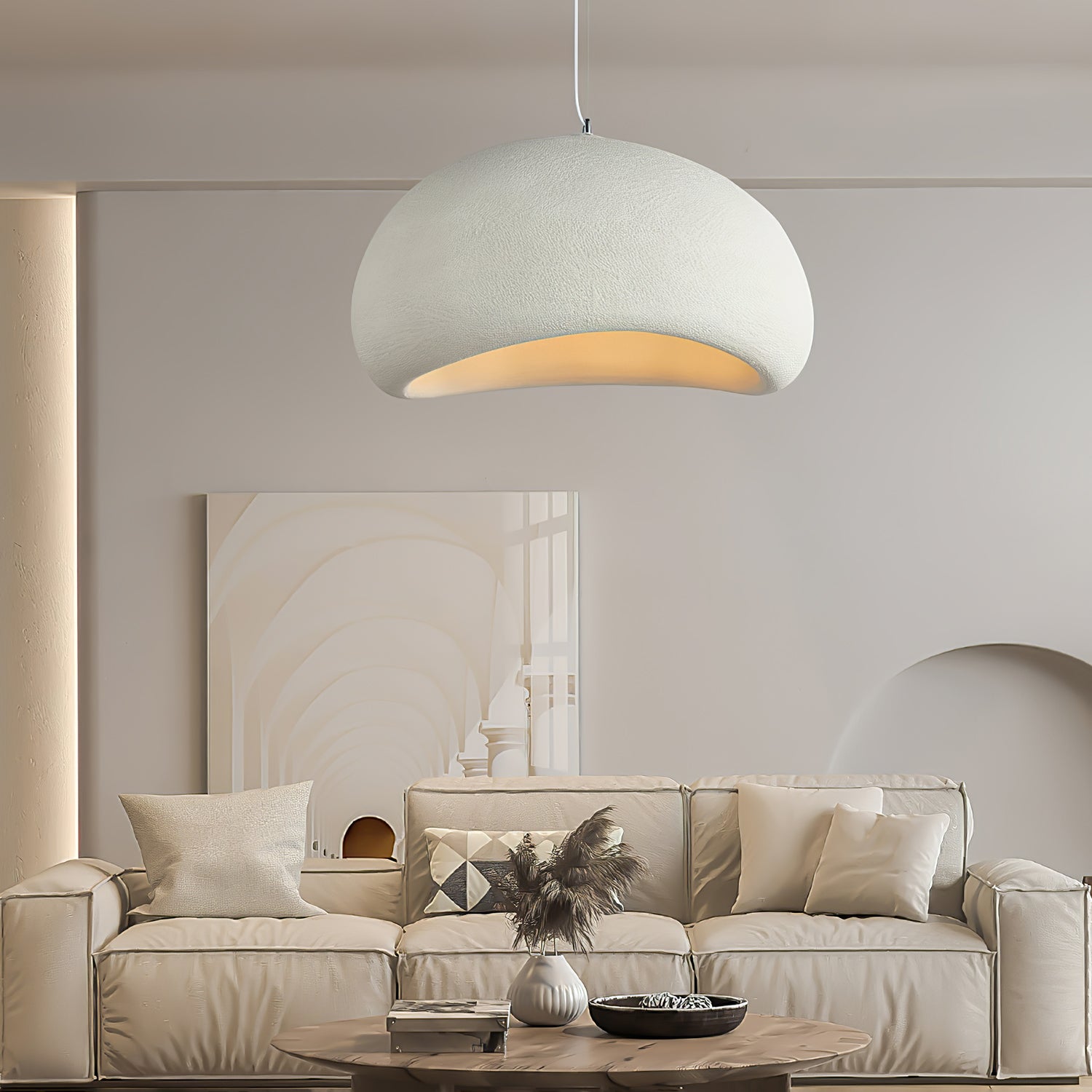 Ivinan Minimalist Cloud Style B Metal Pendant Light - Lamp Outdoor