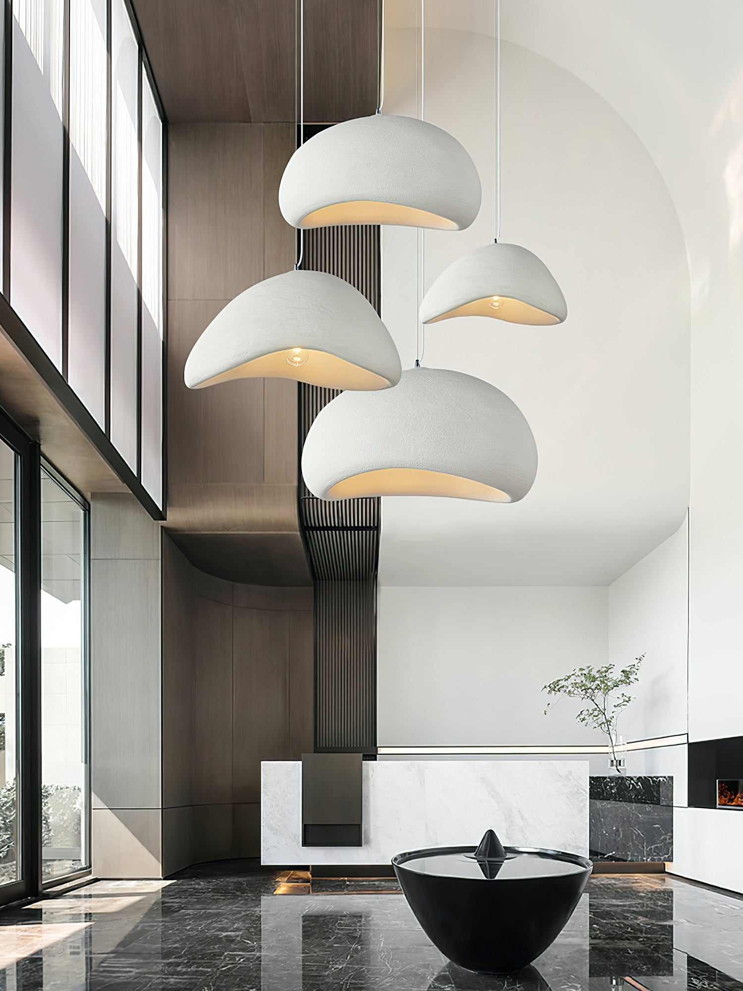 Ivinan Minimalist Cloud Style B Metal Pendant Light - Lamp Outdoor
