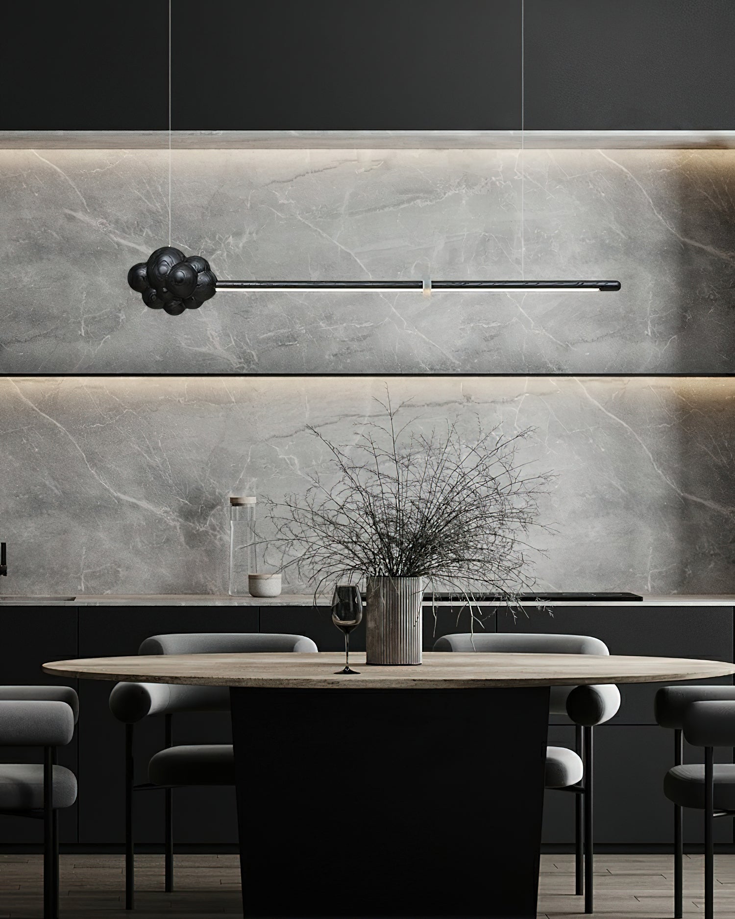 Cloud Stick Chandelier - Lamp Outdoor