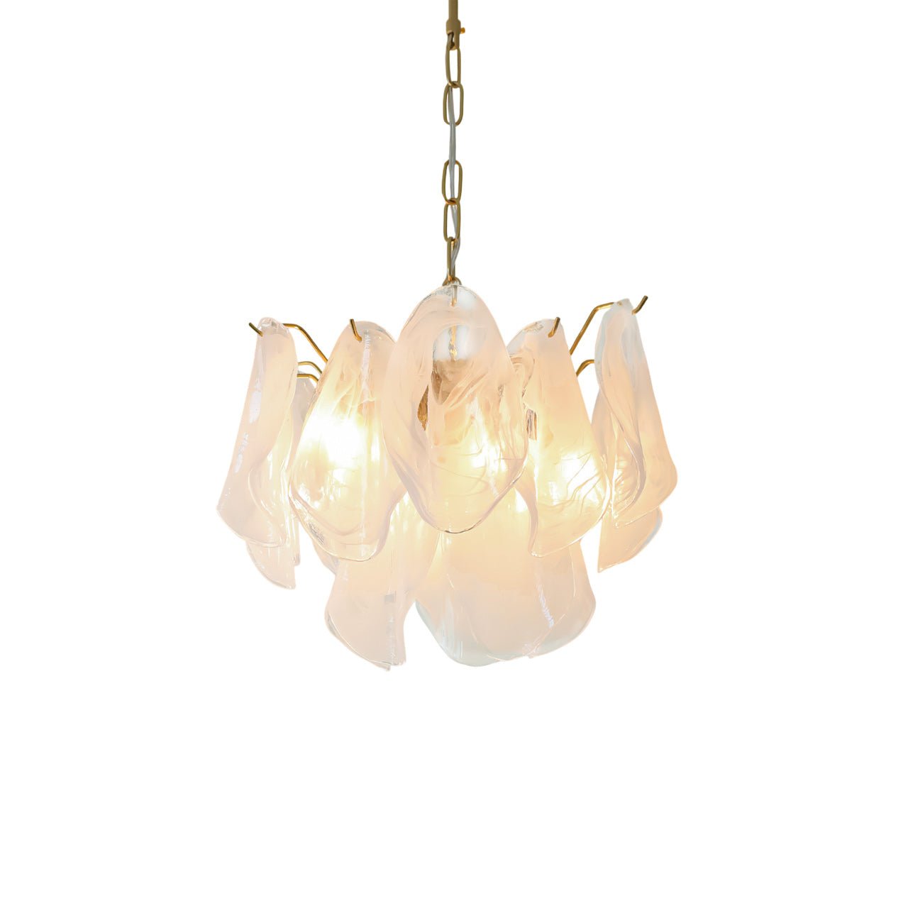 Cloudy Contemporary Glass Chandelier
