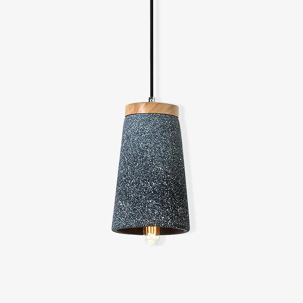 Coburg Wood Cement Pendant Light - Lamp Outdoor