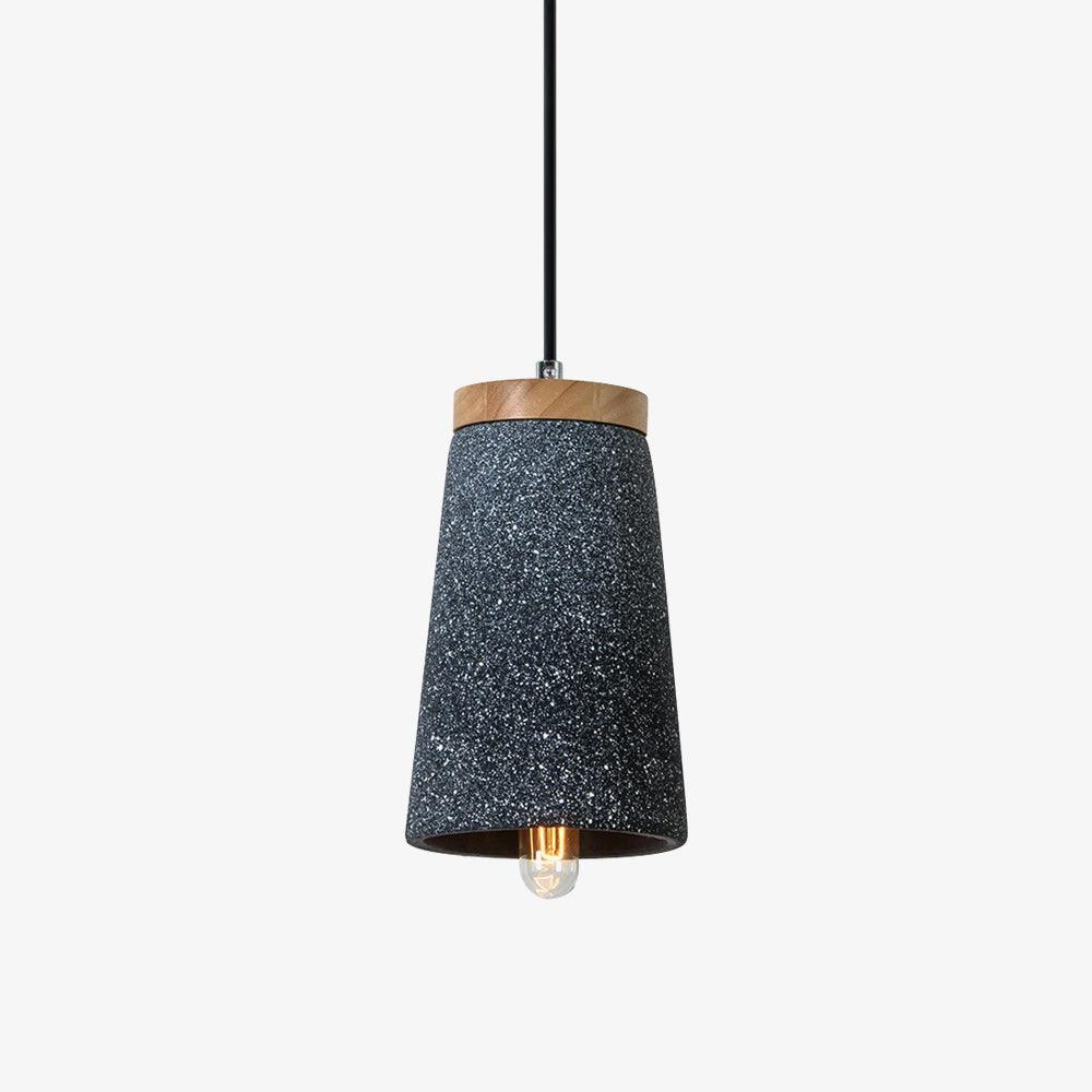 Coburg Wood Cement Pendant Light - Lamp Outdoor