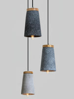 Coburg Wood Cement Pendant Light - Lamp Outdoor