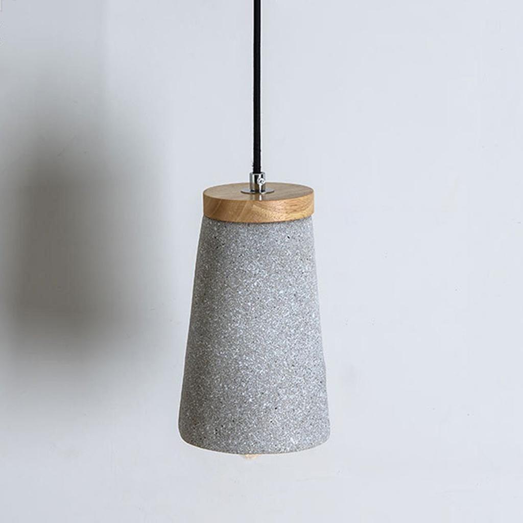Coburg Wood Cement Pendant Light - Lamp Outdoor