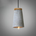 Coburg Wood Cement Pendant Light - Lamp Outdoor