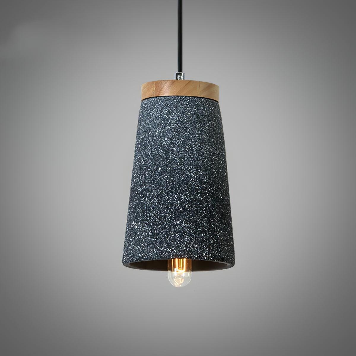 Coburg Wood Cement Pendant Light - Lamp Outdoor