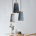 Coburg Wood Cement Pendant Light - Lamp Outdoor