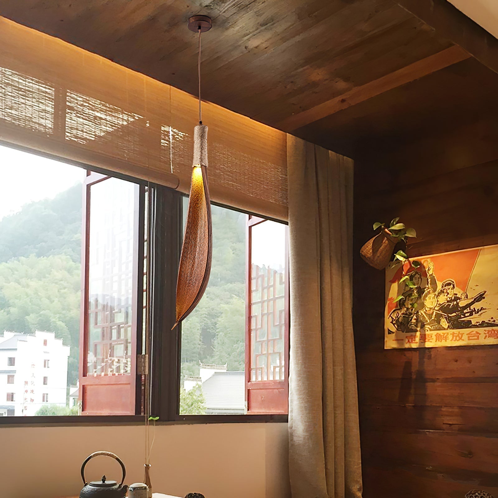 Cocoa Leaf Pendant Lamp - Lamp Outdoor