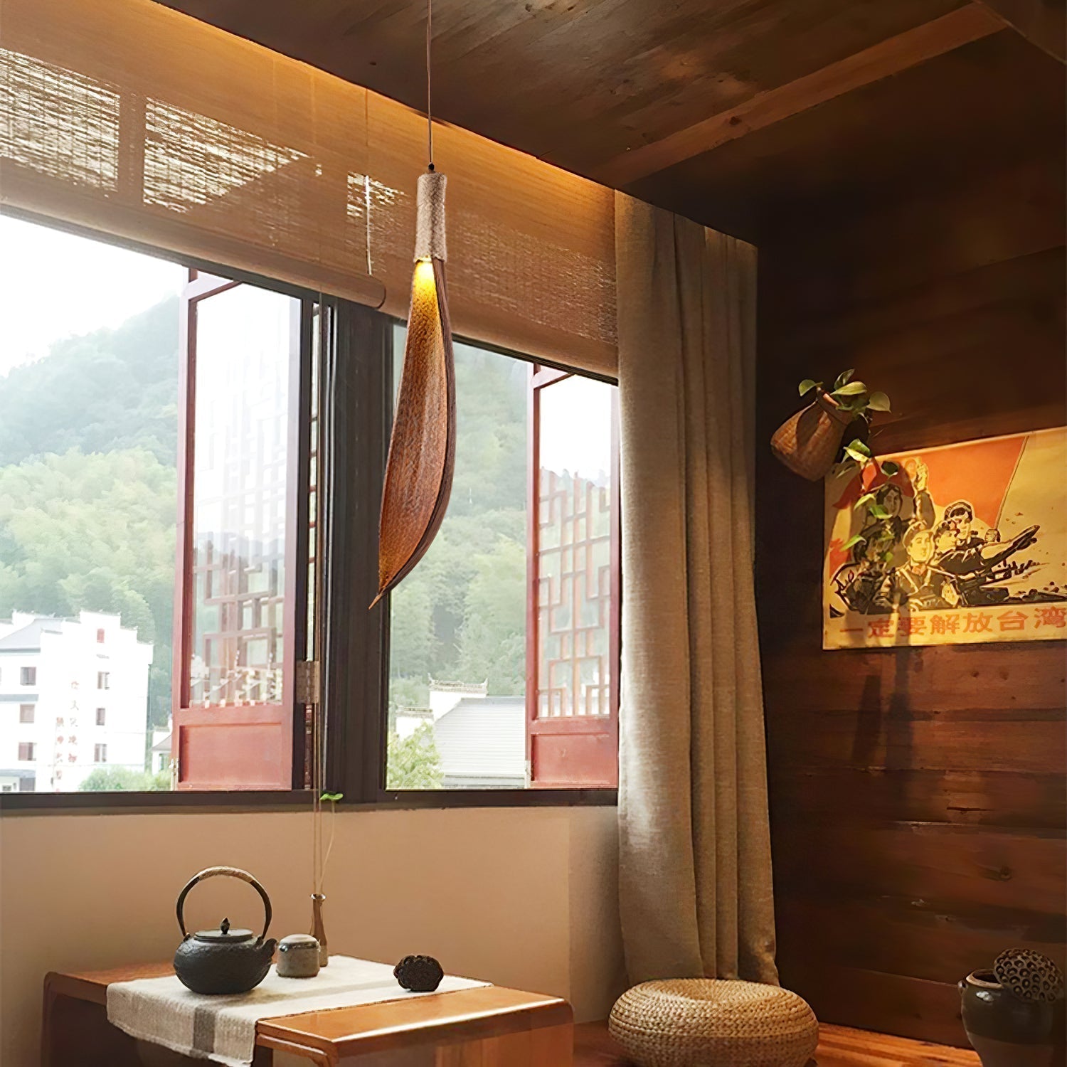 Cocoa Leaf Pendant Lamp - Lamp Outdoor